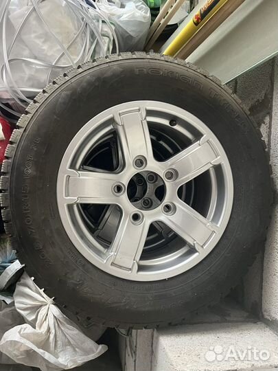 Комплект зимних колес 205x70R15 Nokian nordman 7