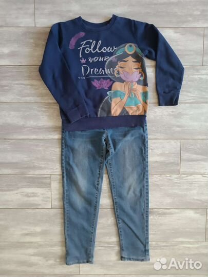 Вещи пакетом на девочку 134