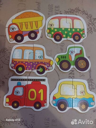 Пазлы картон