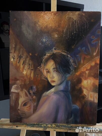 Интерьерная картина маслом