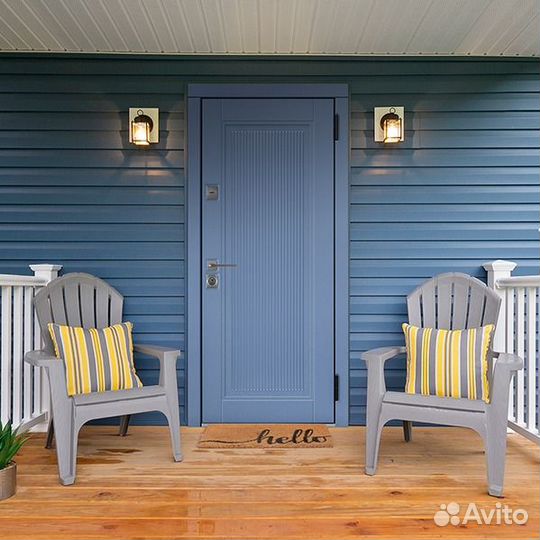 Дверь железная уличная с установкой