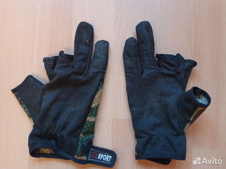 Рыболовные перчатки без 3-х пальцев