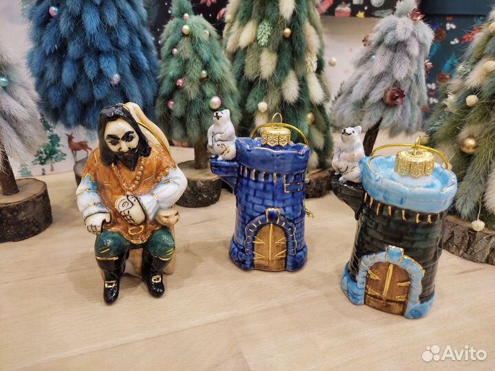 Лефортовский фарфор ёлочные игрушки