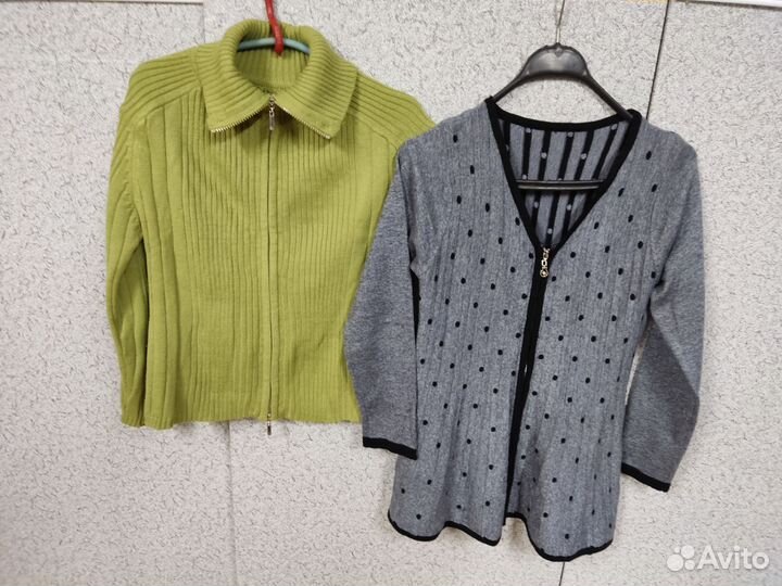 Кофты свитера блузки рубашки 46 размер б/у