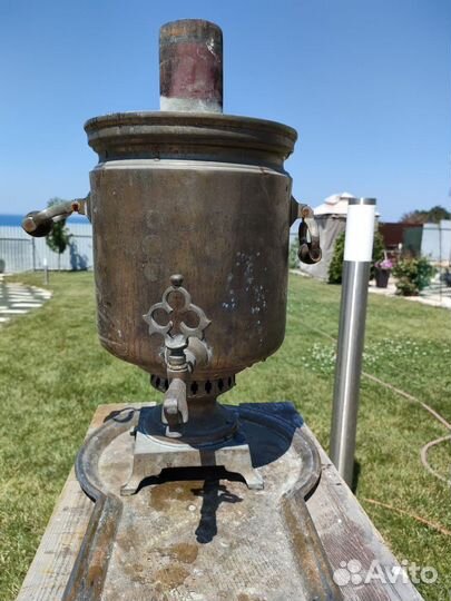 Самовар на дровах старинный