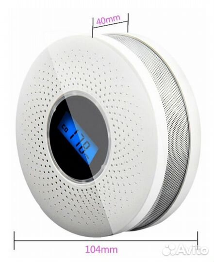 Автономный пожарный датчик-сигнализатор дыма и со