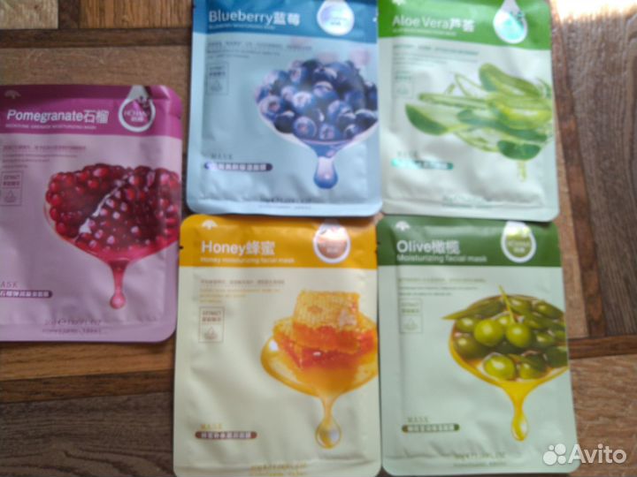 Тканевая маска для лица, Корея