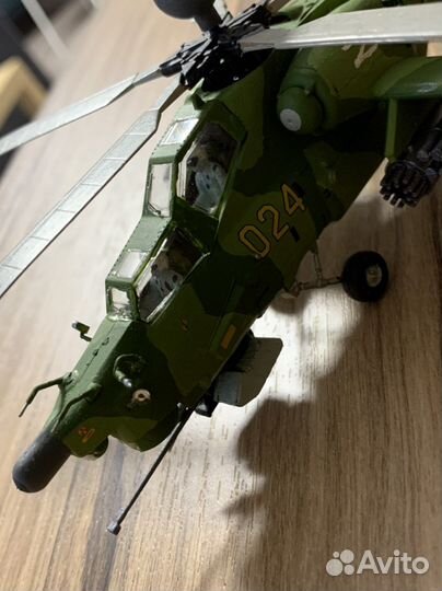 Модель вертолета ми-28 масштаб 1:72