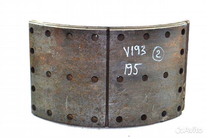 Тормозные колодки комплект, барабанные тормоза vol