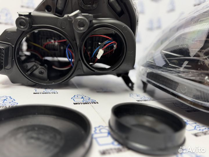 Передние фары Приора 1 амг стиль