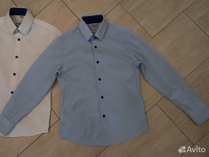 Рубашка Лицей Стиль 122 Голубая