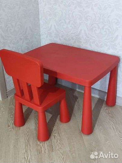 Стол и стулья IKEA маммут