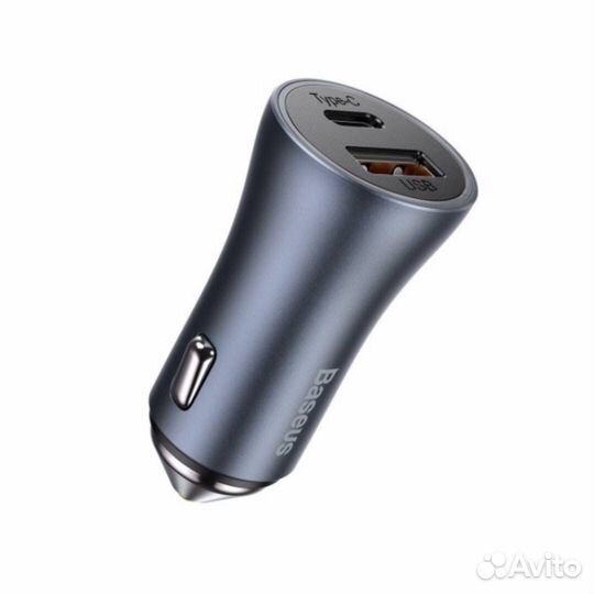 Автомобильное зу с кабелем Baseus Golden Contactor