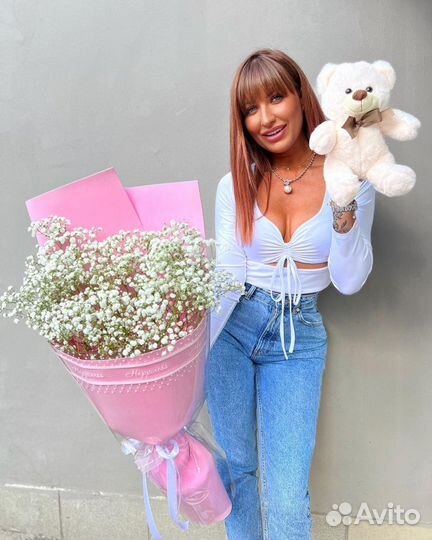 Букет из гипсофилы