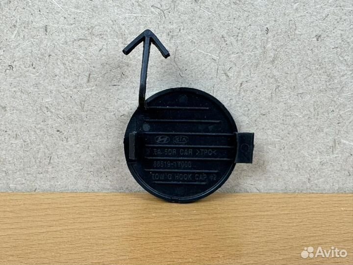 Заглушка букс крюка передняя Kia Picanto 2 до Рест