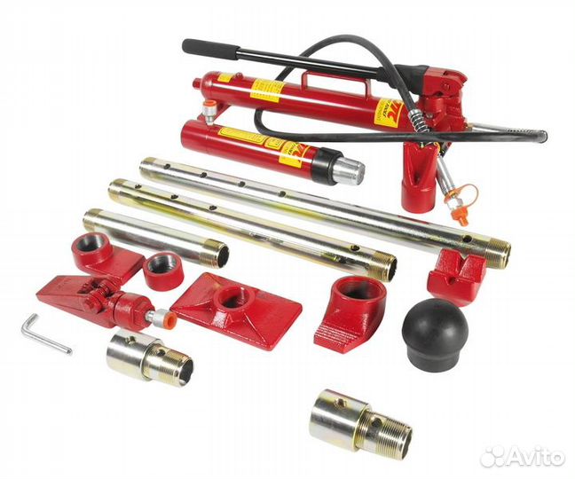 Набор для правки кузова, усилие 10т (21 предмет