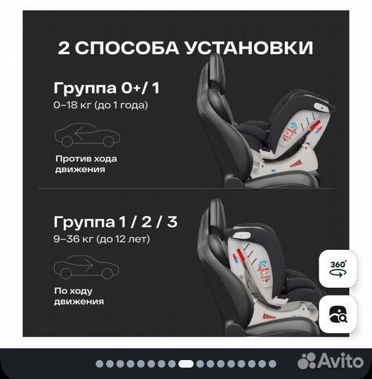 Детское автокресло Happy Baby Sandex от 0 до 36 кг
