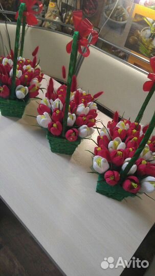 Букеты из конфет