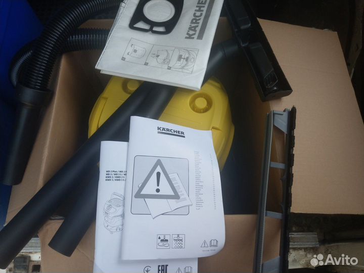 Пылесос строительный Karcher WD 2 Plus новый