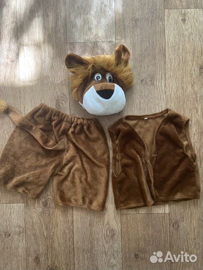 Детский костюм на утренник лев 92 98