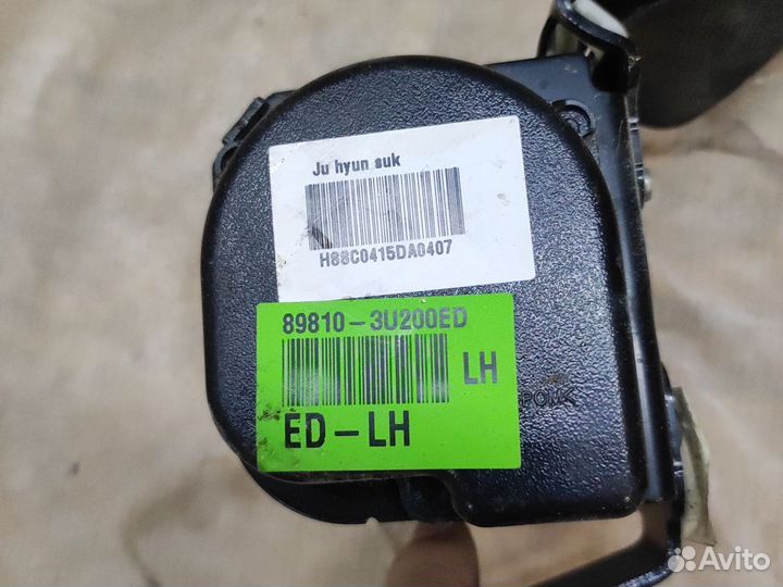 Ремни безопасности kia sportage 3 sl задние