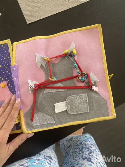 Развивающая книга из фетра