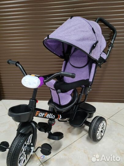 Велосипед детский с родительской ручкой