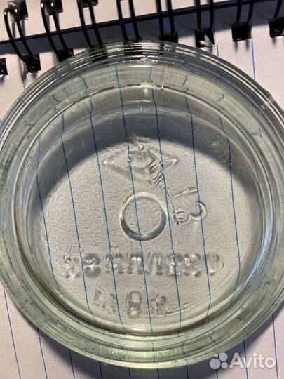 Крышка стеклянная на банку СССР