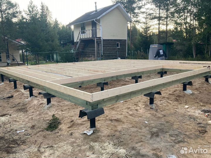 Винтовые сваи с установкой