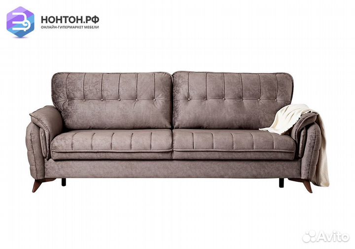 Диван тик-так Дорис коричневый