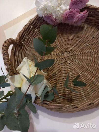 Плетеный поднос