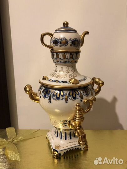 Самовар гжель фарфор