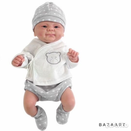 Кукла реборн полностью силиконовый 36 см мальчик
