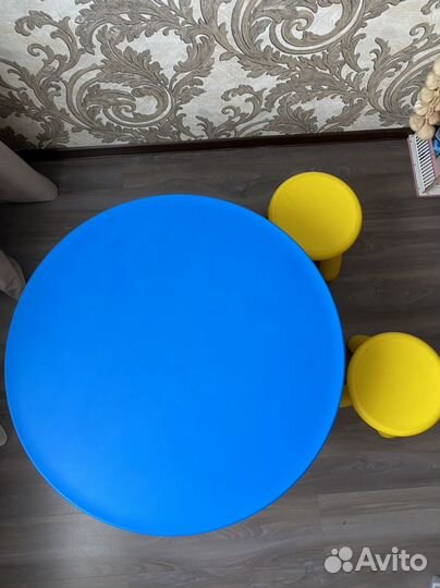 Стол Mammut IKEA + Табуреты