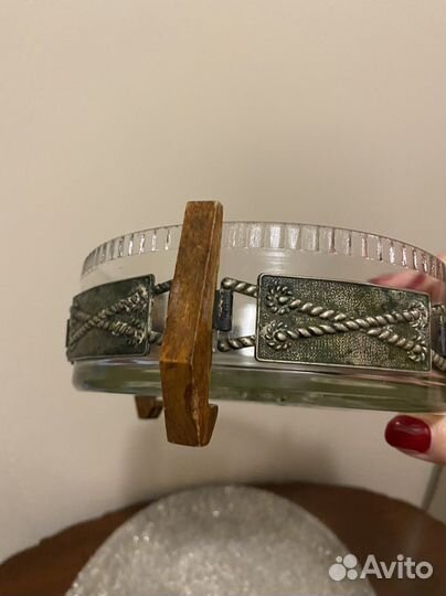 Ваза для орешков хрусталь