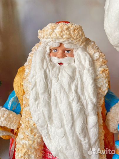 Дед Мороз из ваты под ёлочку