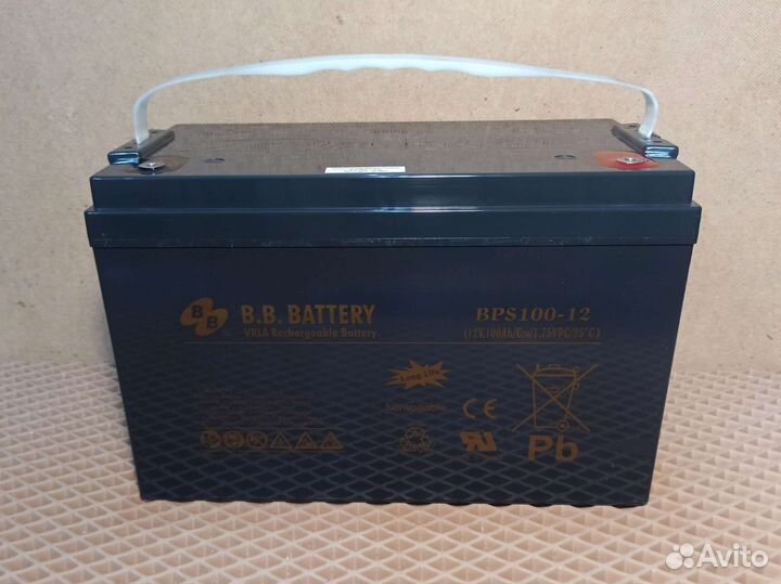 AGM (гелевый) аккумулятор B.B. Battery 100Ач