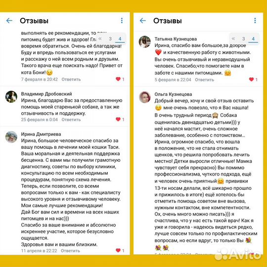 Ветеринарные услуги