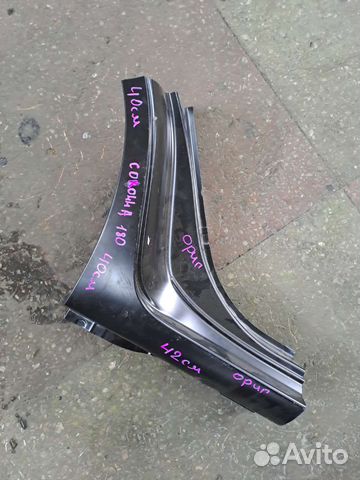 Порог правый сапожок арка Toyota Corolla 180