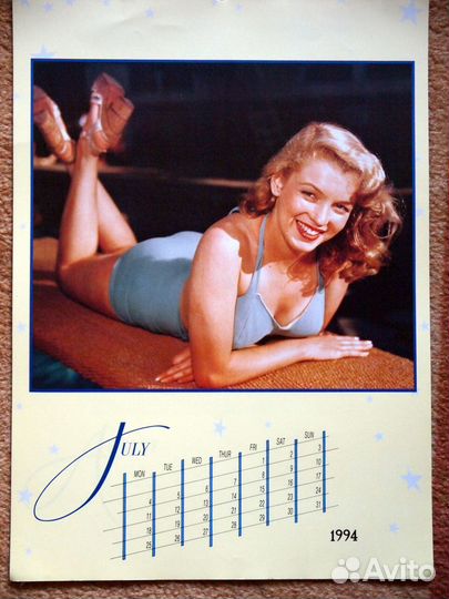 Календари настенные перекидные M.Monroe 1993'95