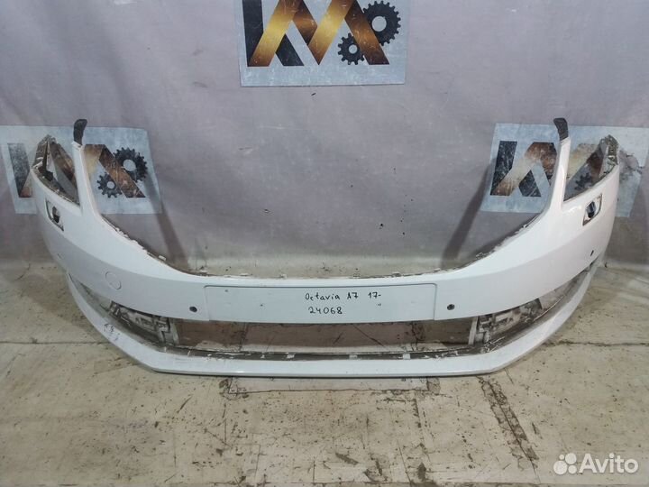 Skoda Octavia A7 17- Бампер Передний 24068