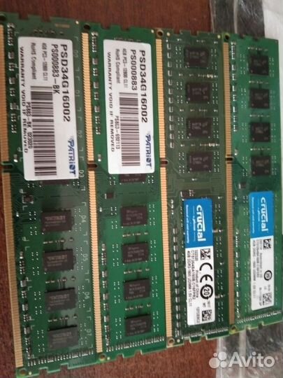 Оперативная память Ddr3 на 4gb