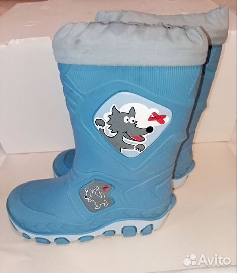 Резиновые сапожки для мальчика, р. 26-27