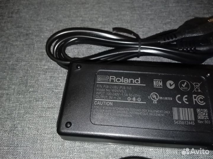 Блок питания Roland VR-3, VR-09, TD-1K, TD-1DMK