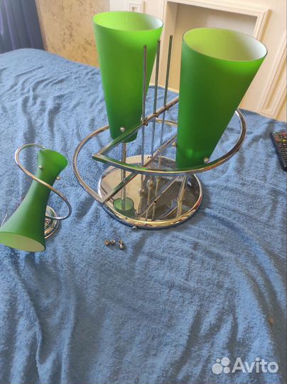 Продам люстру и бра
