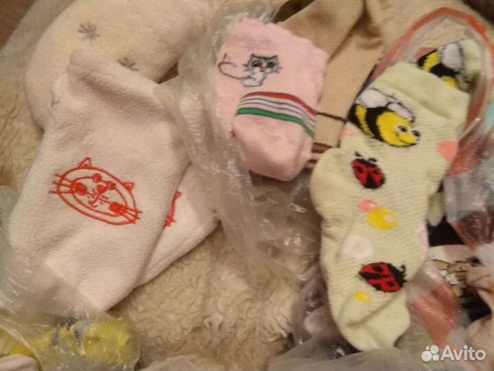 Пакет детских носочков для ребенка от 0 до 6 мес