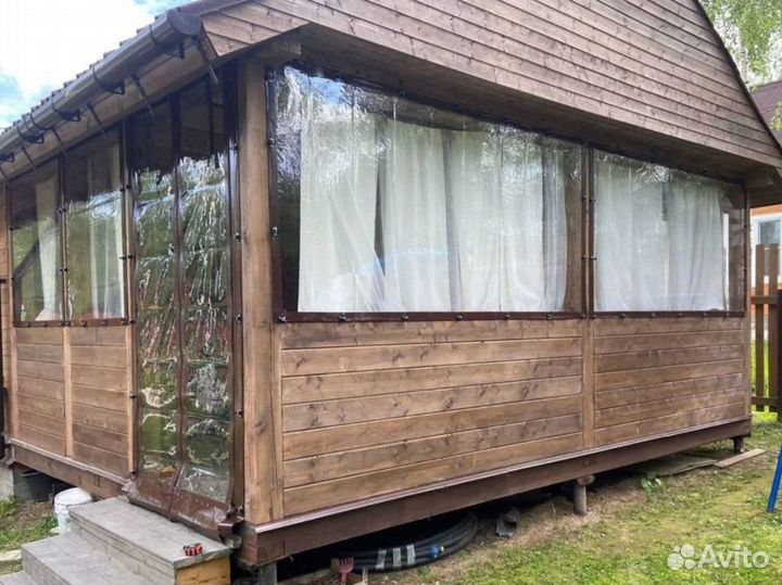 Мягкие окна под ключ