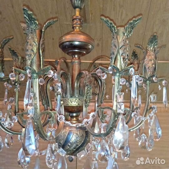 Старинная люстра Италия