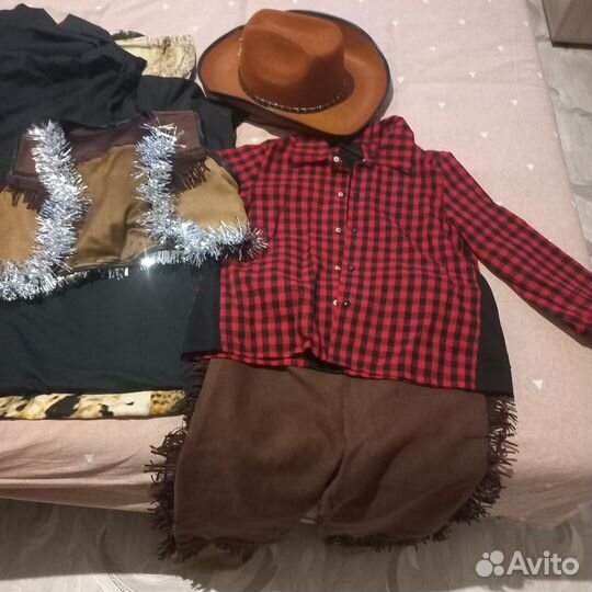 Новогодний костюм ковбой 134