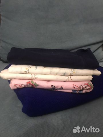 Ткани отрез хлопок, полушерсть,фланель СССР